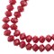 Crystal Lane DIY 2-Strand 7in Opaque Finish Glass Rondelle Donut Bead Strands